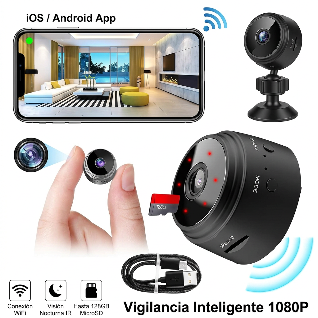 Mini Camara : ojo invisible 360