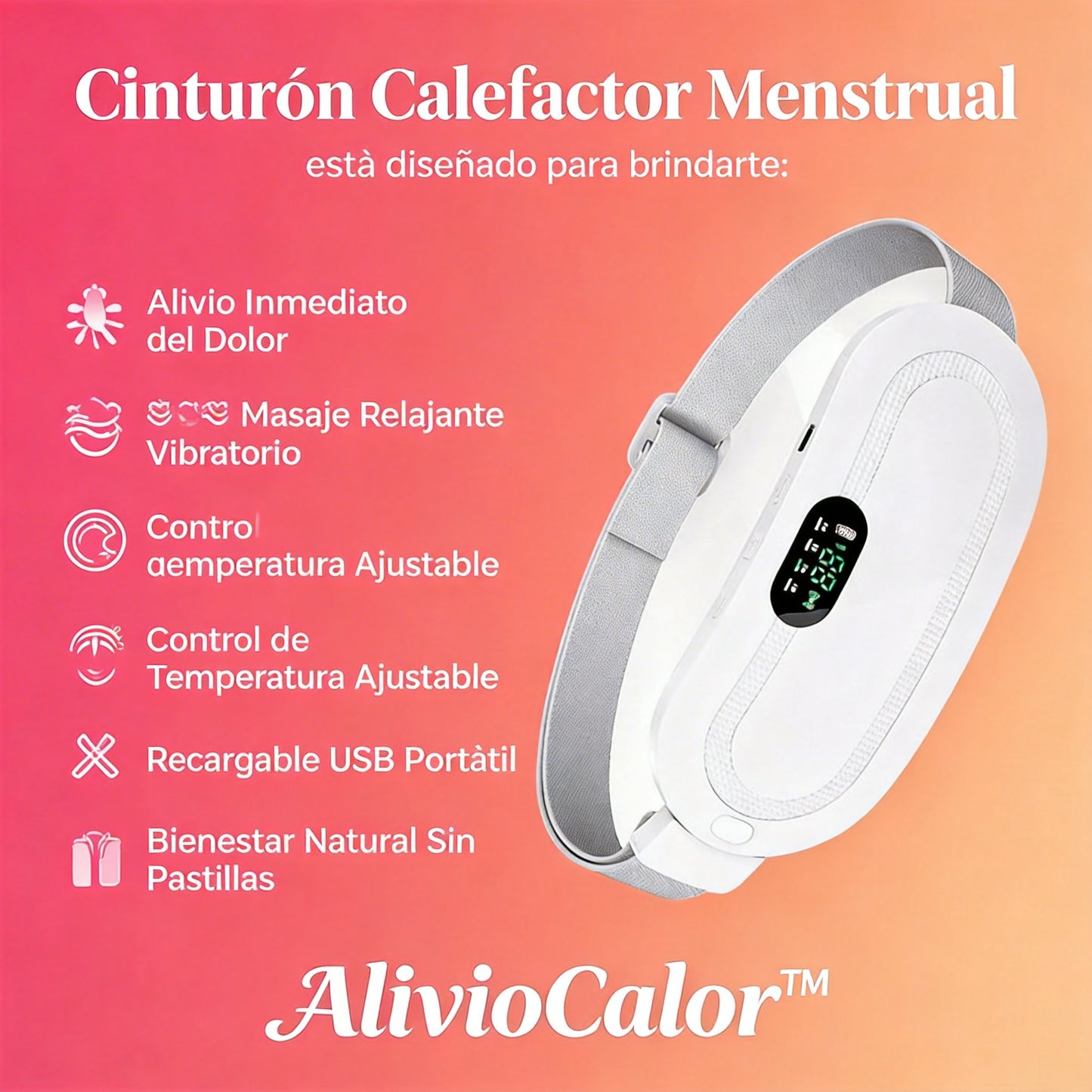 Cinturón para la Menstruación