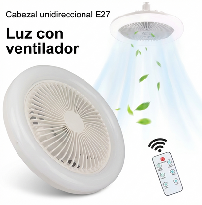 Luz - Ventilador Inteligente con Control Remoto