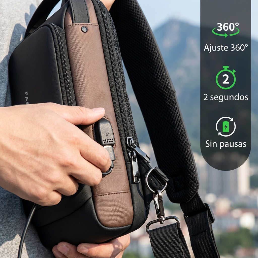 Mochila CitySafe: Bolso Anti-robo con USB