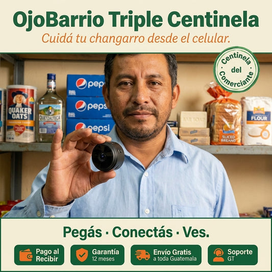 Mini Camara : OjoBarrio Triple Centinela