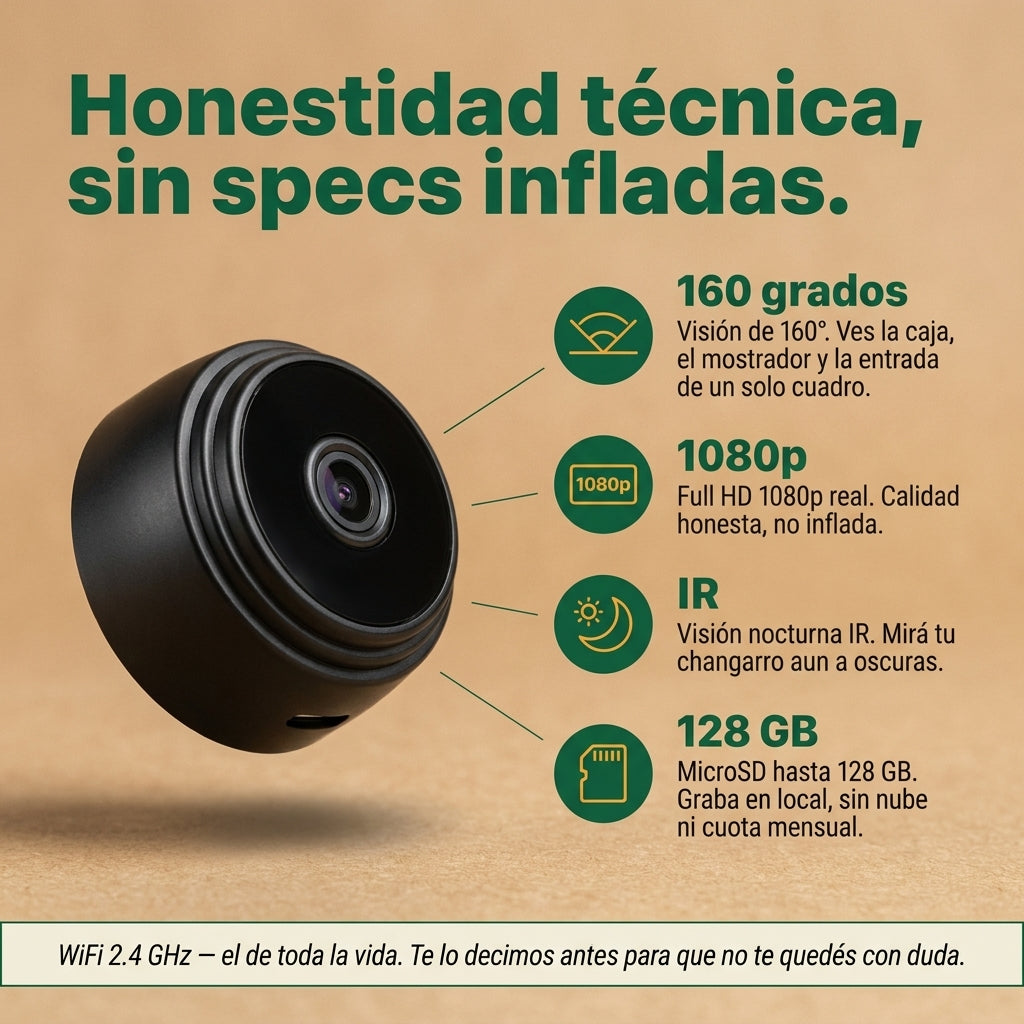 Mini Camara : OjoBarrio Triple Centinela